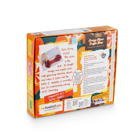 Orange Choco Truffle 2-in-1 Slime Kit for Kids 100% Safe & Non Toxic - EKT3668