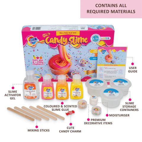 Candy Slime Kit - DIYScience for Kids 100% Safe & Non Toxic - EKT3670