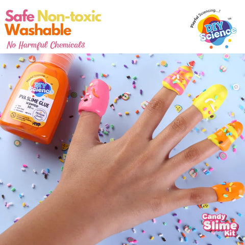 Candy Slime Kit - DIYScience for Kids 100% Safe & Non Toxic - EKT3670