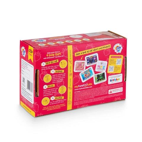 Sparkling Strawberry Jam Slime Kit for Kids 100% Safe & Non Toxic - EKT3671