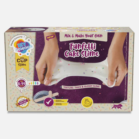 New Funfetti Cake Slime Kit  for Kids 100% Safe & Non Toxic - EKT3672
