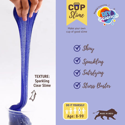 Blue Galaxy Slime Kit for Kids 100% Safe & Non Toxic - EKT3675