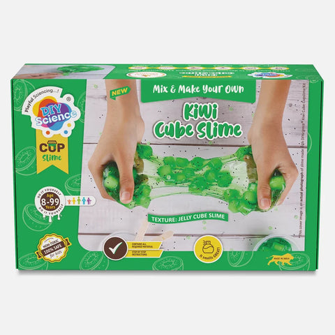 Kiwi Cube Slime Kit for Kids 100% Safe & Non Toxic - EKT3679
