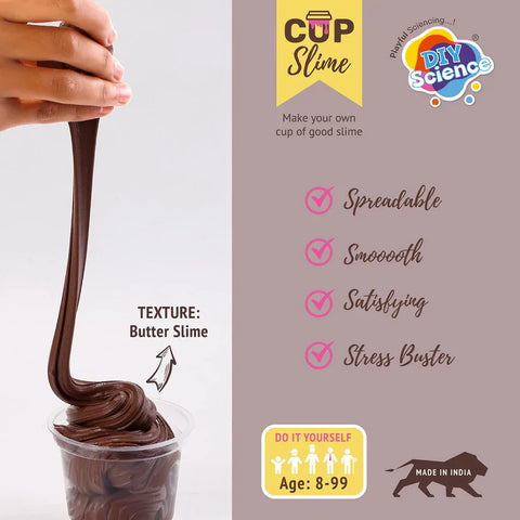 Chocolate Frosting Slime Kit for Kids 100% Safe & Non Toxic - EKT3680