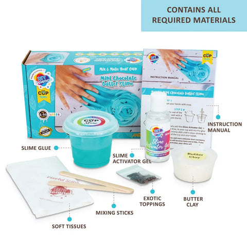 Mint Chocolate Butter Slime Kit for Kids 100% Safe & Non Toxic - EKT3681