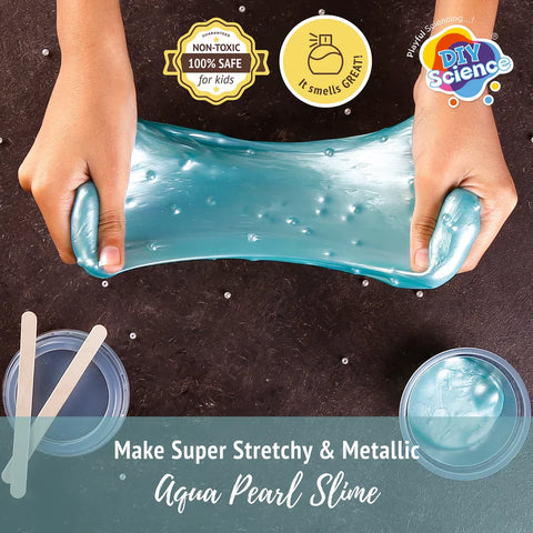 Aqua Pearl Slime Kit for Kids 100% Safe & Non Toxic - EKT3682