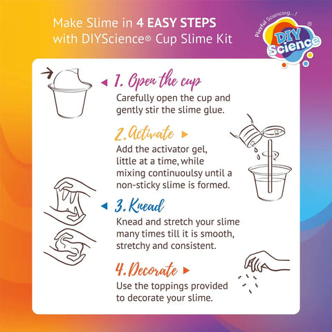 Aqua Pearl Slime Kit for Kids 100% Safe & Non Toxic - EKT3682