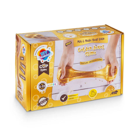 Golden Jewel Slime Kit for Kids 100% Safe & Non Toxic - EKT3683