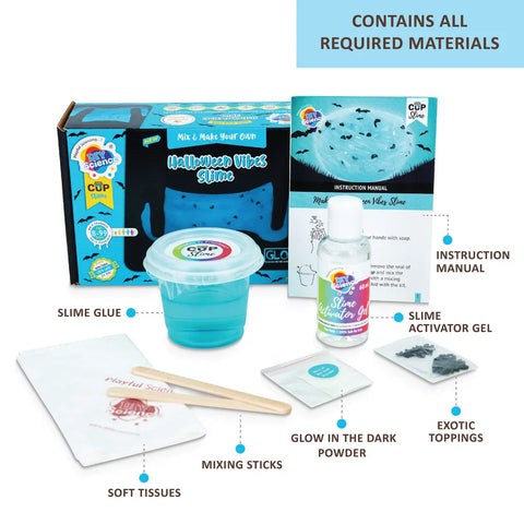 Halloween Vibes Slime Kit for Kids 100% Safe & Non Toxic - EKT3685