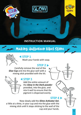 Halloween Vibes Slime Kit for Kids 100% Safe & Non Toxic - EKT3685