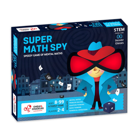 Detective Math Game With Decoder Glass - EKT3688