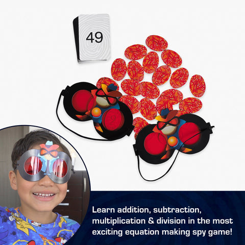 Detective Math Game With Decoder Glass - EKT3688