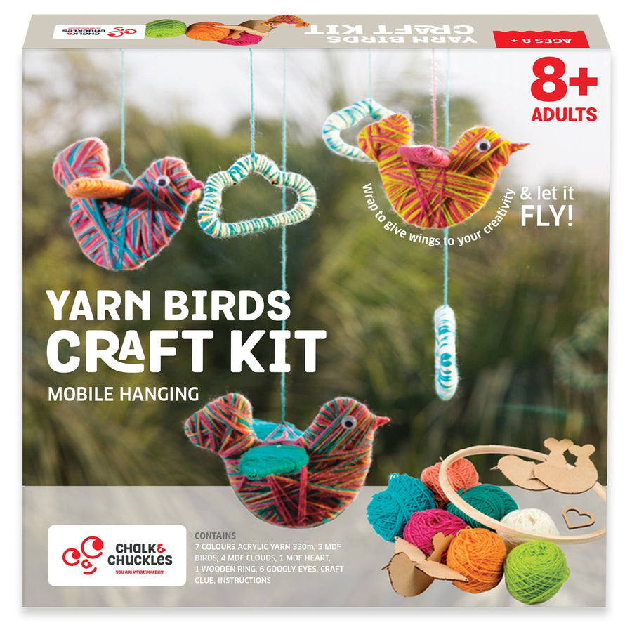 Yarn Bird Diy Craft Kit Mobile Hanging - EKT3691