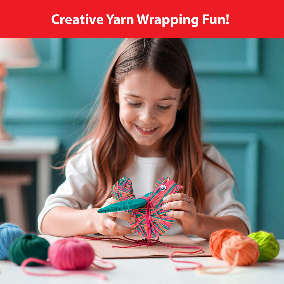 Yarn Bird Diy Craft Kit Mobile Hanging - EKT3691