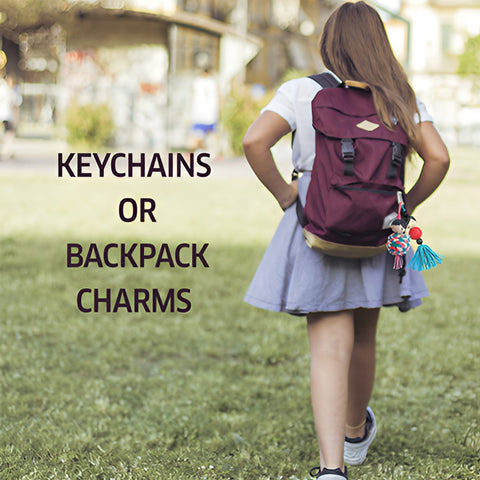 Keychain Dolls Diy Craft Kit | Make 15 Keychain - EKT3692