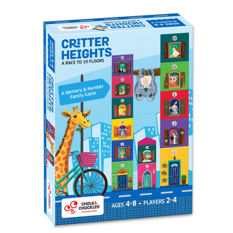 Critter Heights A Memory And Number Family Game - EKT3698