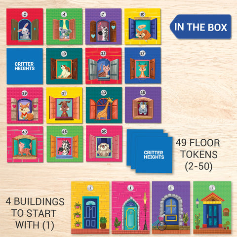 Critter Heights A Memory And Number Family Game - EKT3698