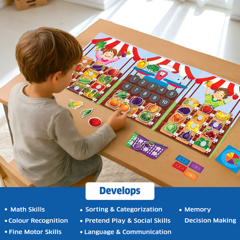 Preschool Market Activity Kit – Learn Through Play - EKT3701