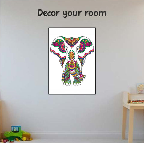 Doodle Coloring Kit - 4 *A3 Size Posters - Animals - EKT3713