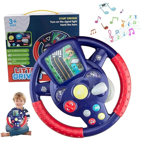 Musical Steering Wheel Toy for Kids - EKT3718