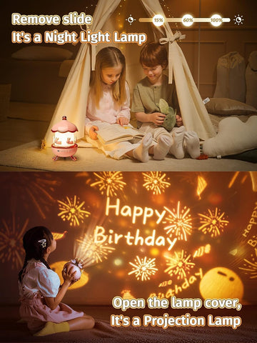 Resin Star LED Projector Night Light - EKT3720