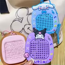 Magnetic Ball Drawing Board Keychain| Stress-Relieving Toy - EKT3721