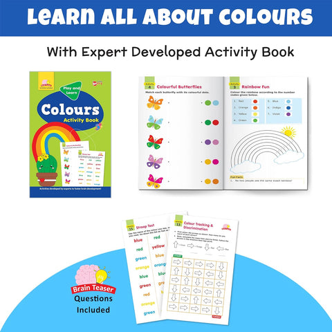 Play and Learn Puzzles - Colors | 5 Different Puzzle Games | Learning & Educational Toy - EKT3726