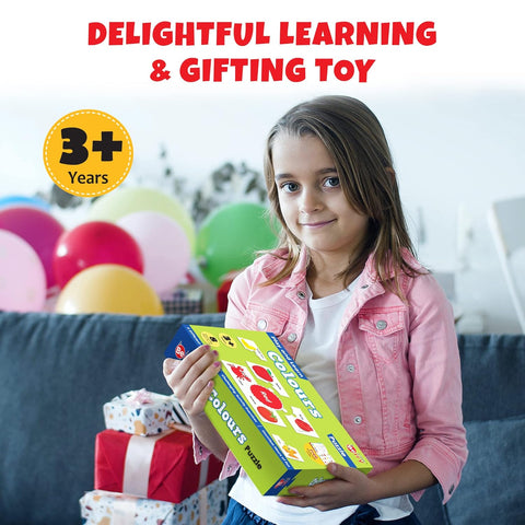 Play and Learn Puzzles - Colors | 5 Different Puzzle Games | Learning & Educational Toy - EKT3726