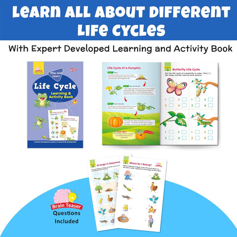 Play and Learn Puzzles - Life Cycle | 5 Different Puzzle Games | Learning & Educational Toy - EKT3730