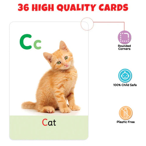 My First Alphabet Flash Cards | 36 Cards - EKT3731