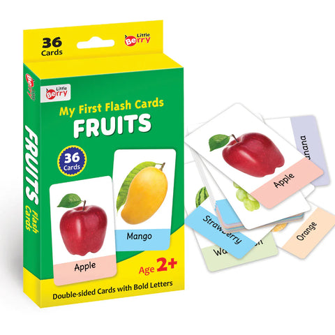 My First Fruits Flash Cards | 36 Cards - EKT3733