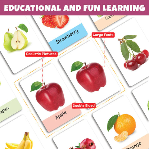 My First Fruits Flash Cards | 36 Cards - EKT3733
