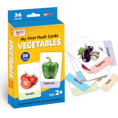 My First Vegetables Flash Cards | 36 Cards - EKT3734