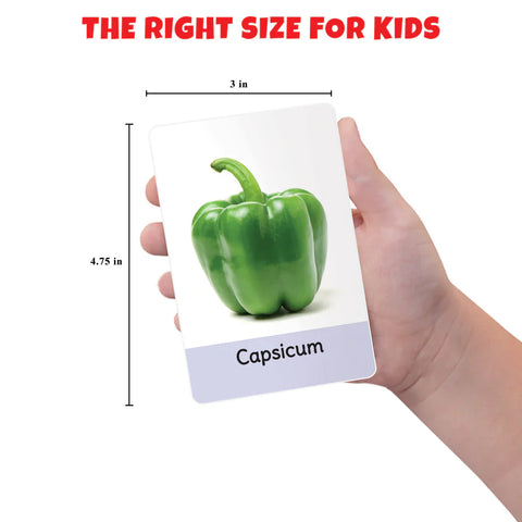 My First Vegetables Flash Cards | 36 Cards - EKT3734