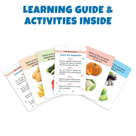 My First Vegetables Flash Cards | 36 Cards - EKT3734