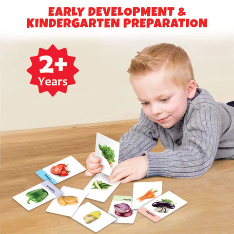My First Vegetables Flash Cards | 36 Cards - EKT3734