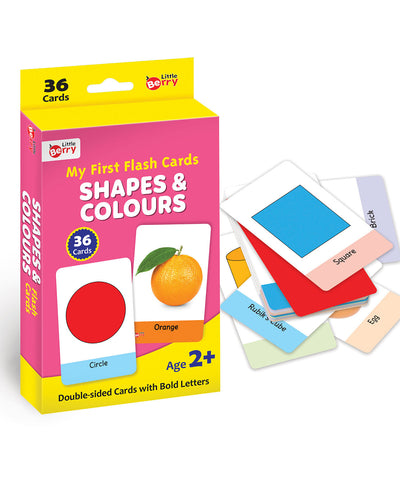 My First Shapes & Colours Flash Cards | 36 Cards - EKT3735
