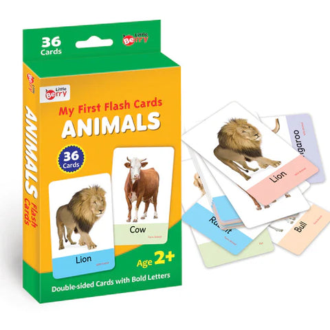 My First Animal Flash Cards | 36 Cards - EKT3736