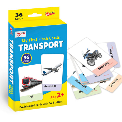 My First Transport Flash Cards | 36 Cards - EKT3738