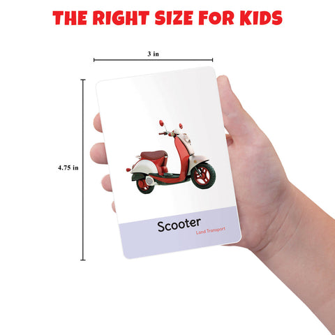 My First Transport Flash Cards | 36 Cards - EKT3738