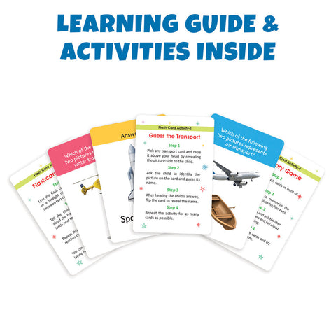 My First Transport Flash Cards | 36 Cards - EKT3738