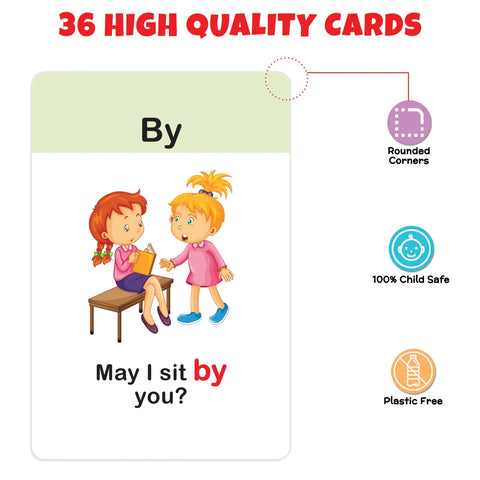 My First Sight Words & Sentences Flash Cards | 36 Cards - EKT3739