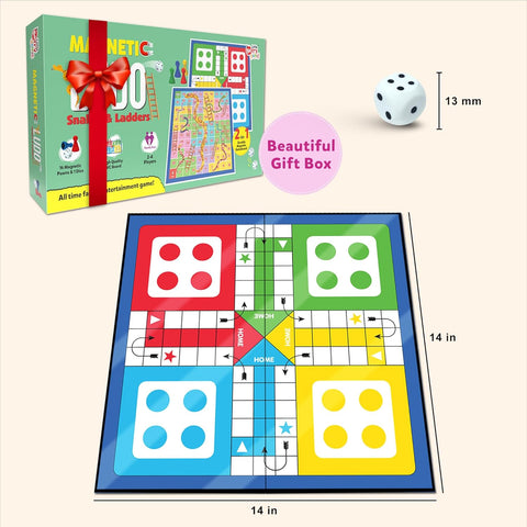Magnetic Ludo and Snakes & Ladders - EKT3742