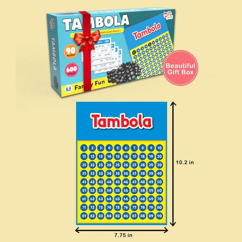 Tambola Game Board | Family Fun Game - EKT3743