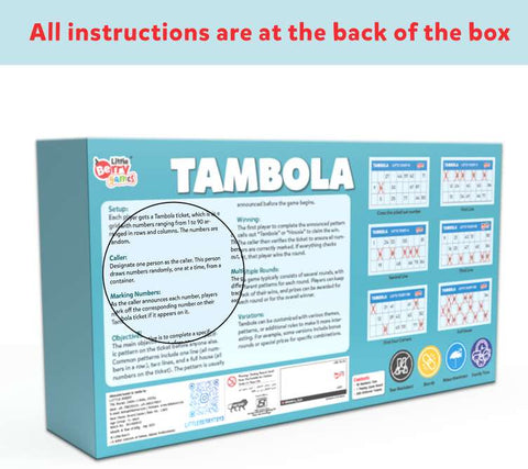 Tambola Game Board | Family Fun Game - EKT3743