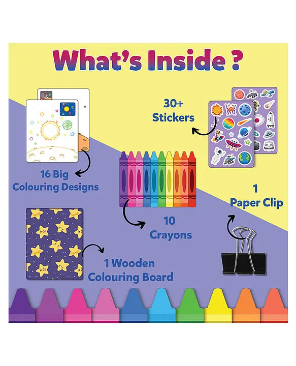 My First Colouring Kit Space Adventure - EKT3748