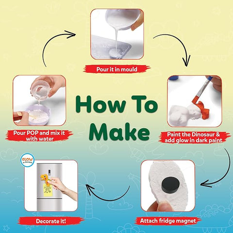 Mould & Paint - Dinosaurs |DIY - EKT3752