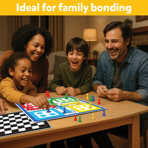 2 in 1 Ludo & Chess Junior - EKT3757