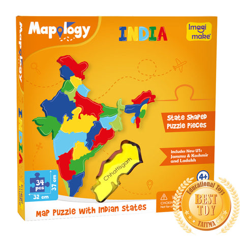 States of india Map Puzzle | Learn about INDIA - EKT3764