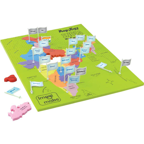 States with Capitals Map Puzzle | Learn about Capitals - EKT3765